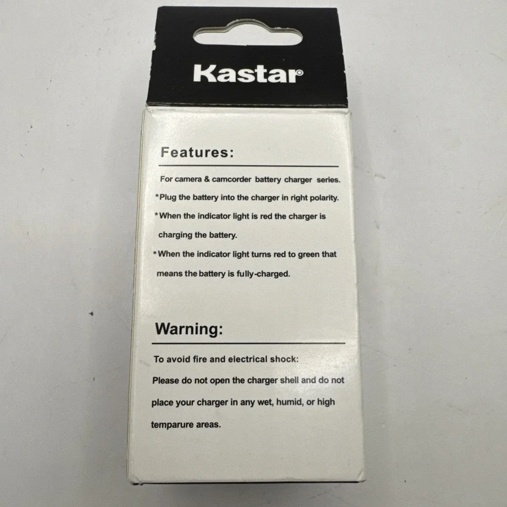 Kastar Battery Charger for Sharp VL-E37U VL-E39 VL-E39S VL-E39U VL-E42U VL-E43